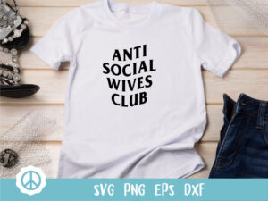 anti social wives club SVG