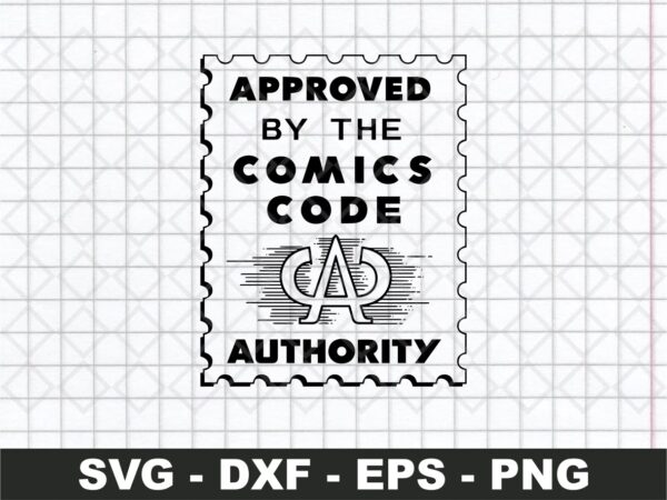 comics code authority SVG