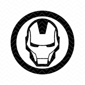 iron man face mask svg