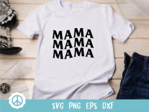 mama svg vintage cricut shirt design