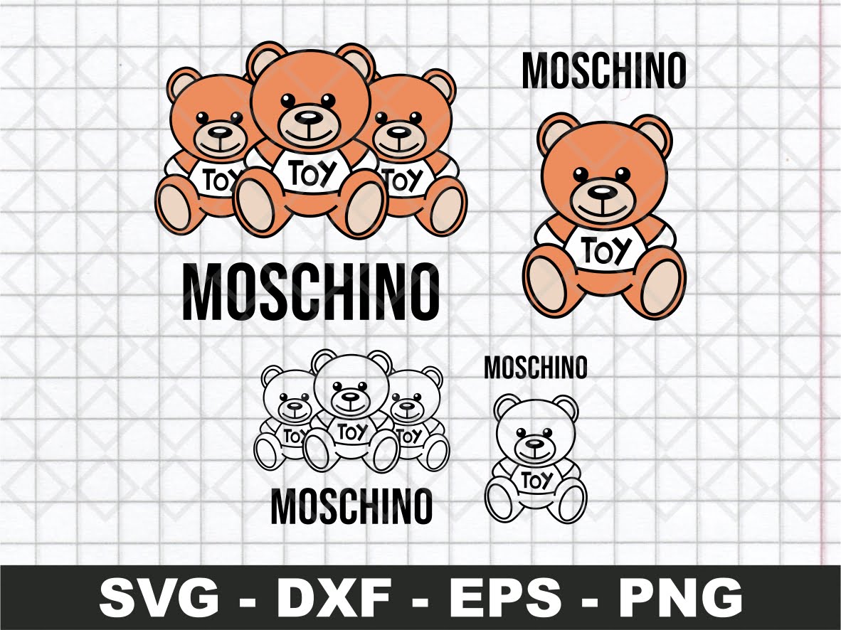 Moschino Bear SVG