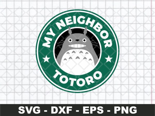 my neighbour bor tororo SVG star buck inspired