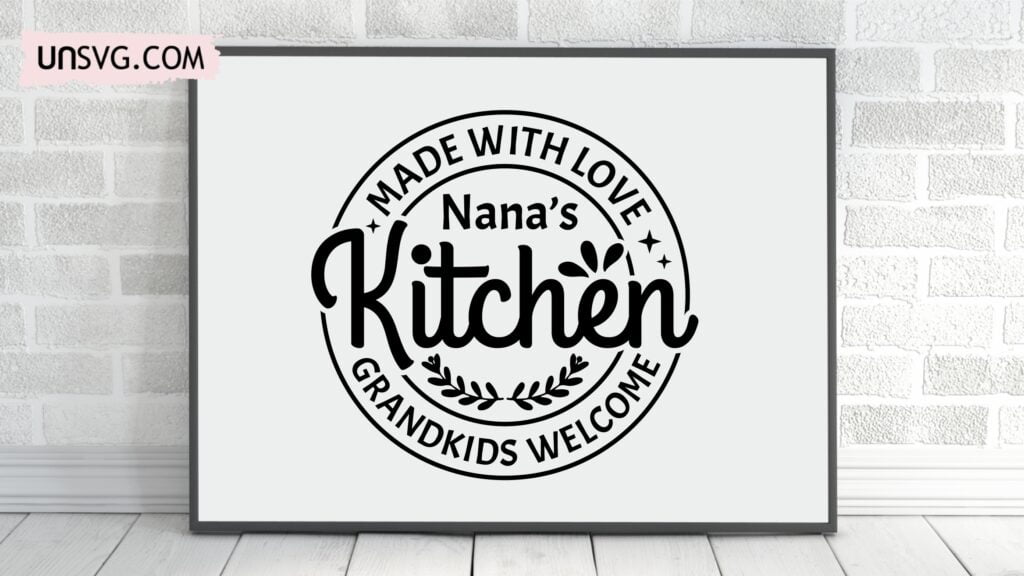 Nanas Kitchen Svg Made With Love Kitchen Sign Clipart Svg 1024x576 