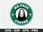 no face coffee starbucks svg tororo
