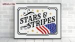 stars and stripes svg png printable