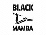 24 Mamba Kobe Bryan SVG Black Mamba PNG EPS DXF