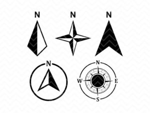 5 north symbol SVG