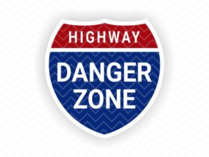 Best Highway to the Danger Zone svg Layered svg Danger Zone Sign