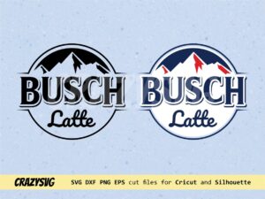 Busch Latte SVG DXF PNG EPS Vector