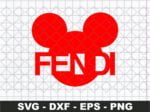 Fendi Mouse SVG file
