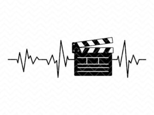 Heartbeat Filmmaker SVG FILE