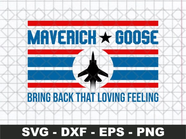 Maverick Goose SVG Cut Files for Cricut