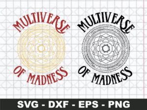 Multiverse of Madness SVG Doctor Stranger Logo Clipart PNG EPS DXF