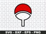 Naruto Clan Logo Uchiha Symbol SVG file