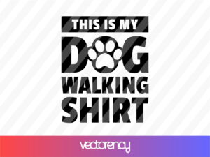 This Is My Dog Walking Shirt svg