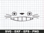 Totoro Face SVG Outline jpg-01