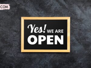 Yes We Are Open Sign SVG for Shop Cafe Door Sign Decor