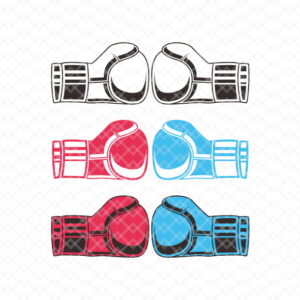 boxing gloves vector svg eps