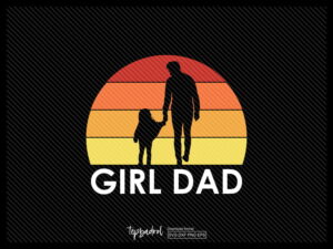 fathers day svg girl dad png eps svg dxf