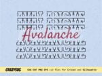 Avalanche Svg file