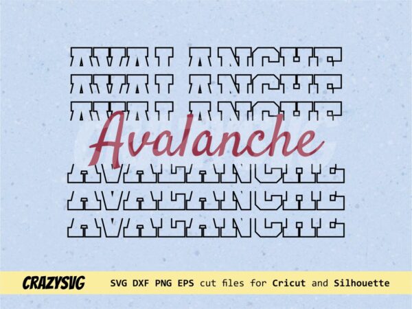 Avalanche Svg file