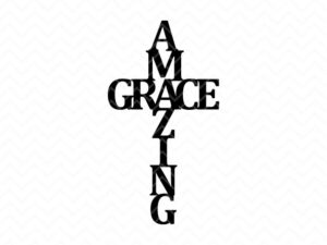 Bible Quotes SVG Files Amazing Grace Laser Cut DXF PNG EPS file