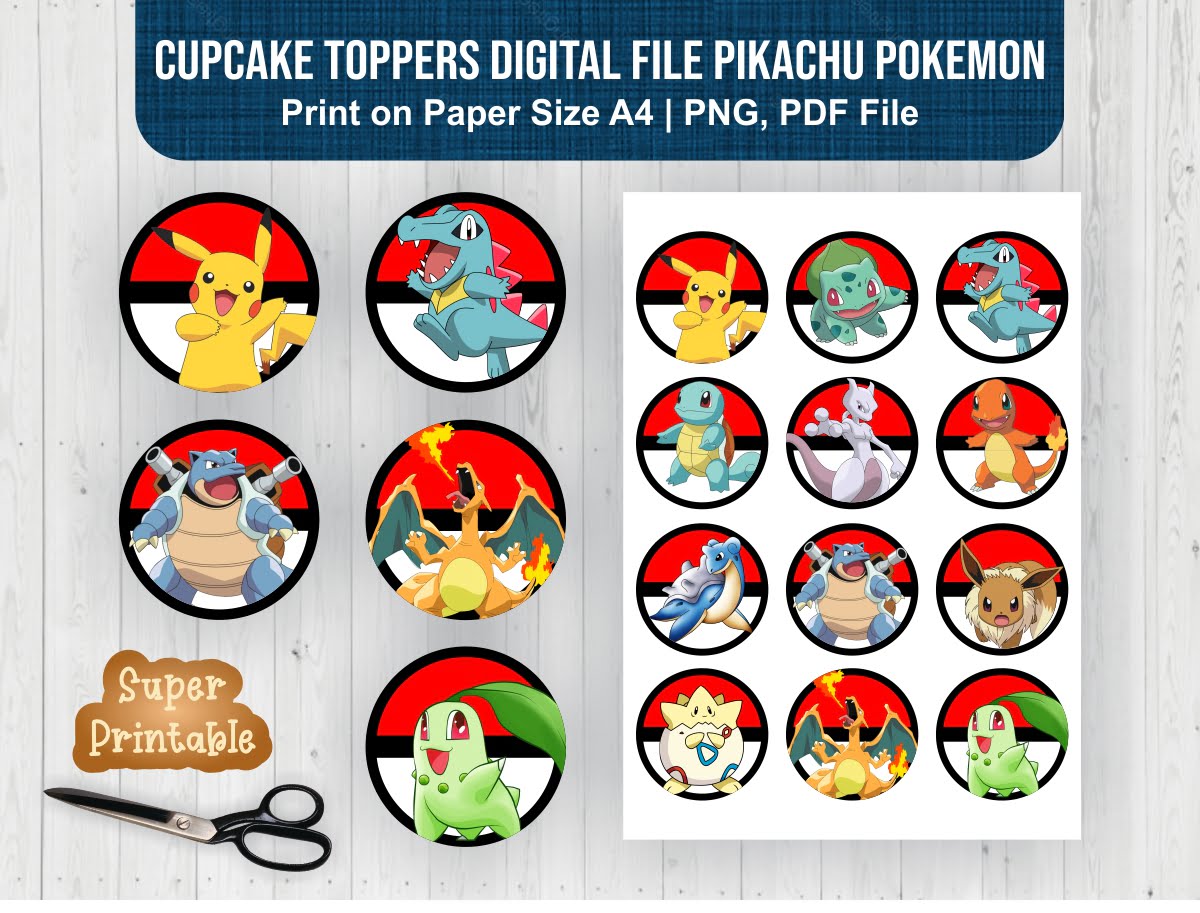 cupcake-toppers-digital-file-pikachu-pokemon