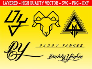 Daddy Yankee Svg Legendaddy Svg DXF EPS PNG