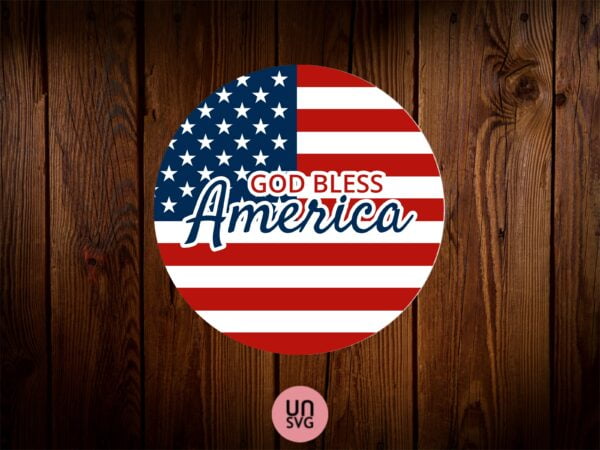 God bless america - 4th of july sign