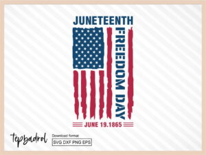 Juneteenth Freedom Day Design June 19 1865 SVG DXF PNG EPS