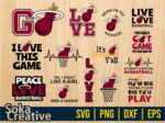 Miami Heat SVG Logo PNG Transparent NBA Team Vector Miami