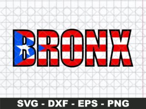 Puerto Rico Rican Bronx SVG file