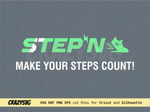 Stepn NFT SVG Stepn Token PNG, Stepn Running - Make your Steps count! Vector