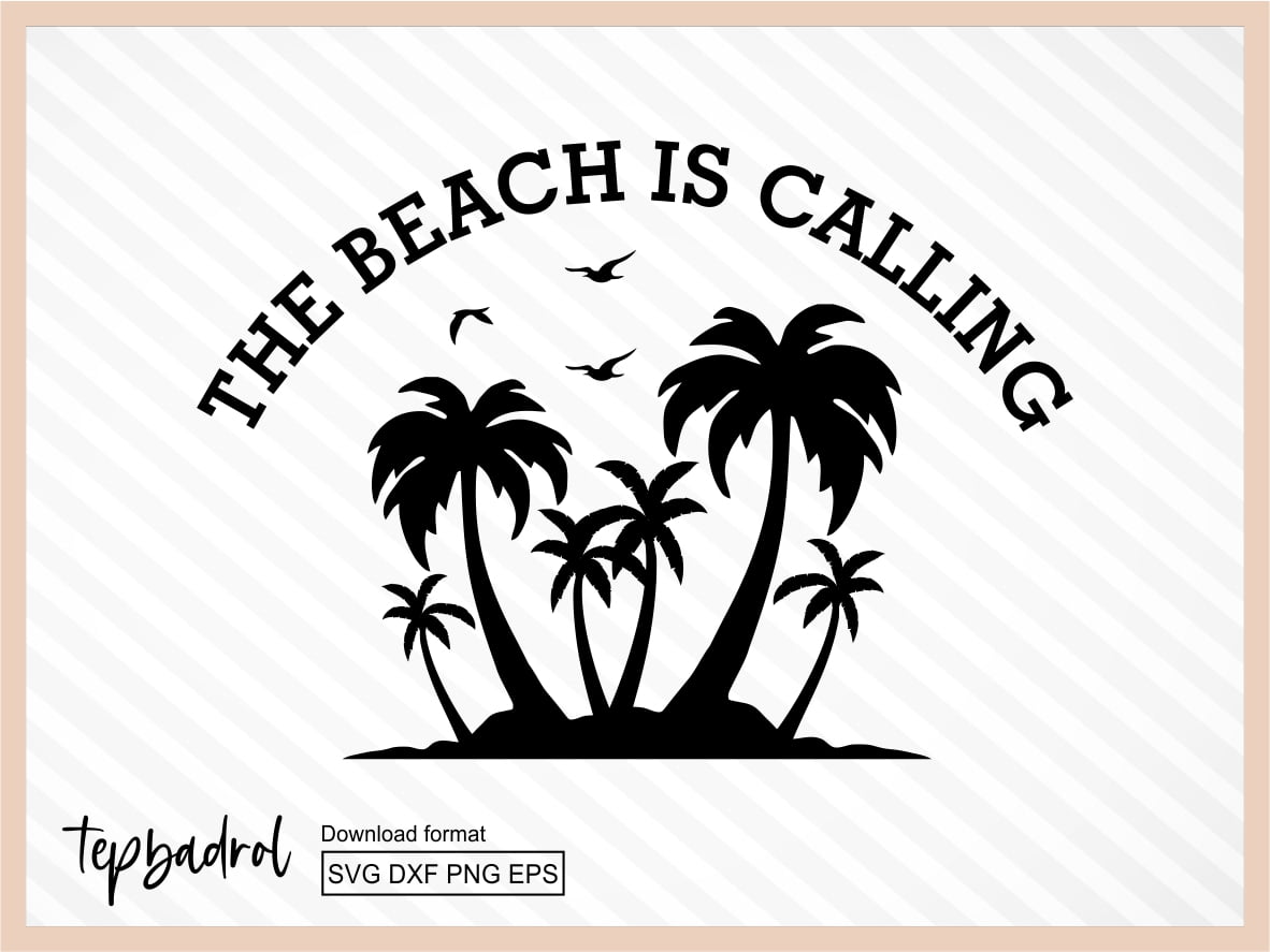 The Beach is Calling SVG