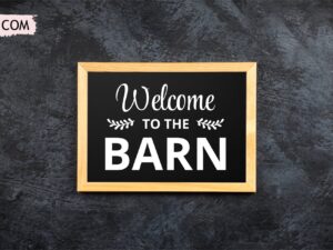 Welcome To The Barn SVG Welcome Sign Design Cricut