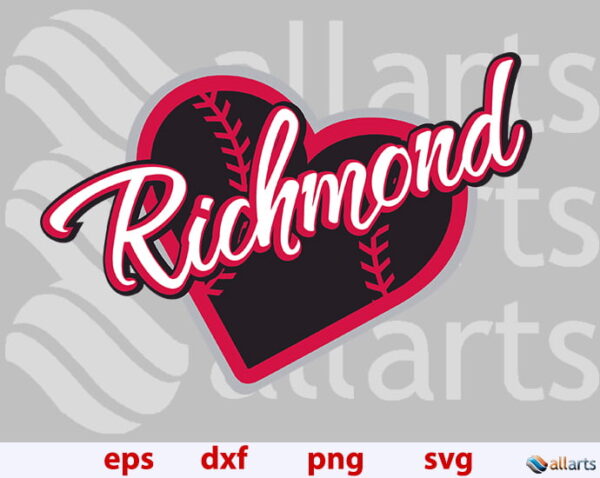 banner ALLARTS richmond flying squirrels Vectorency Baseball Richmond Flying Squirrels heart SVG, Richmond baseball heart svg Richmond heart png, sublimation file, cut American baseball heart file to cut, Richmond heart silhouette, instant download.
