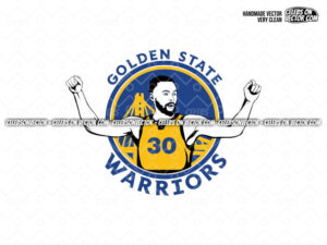 steph curry svg golden state warriors cut files