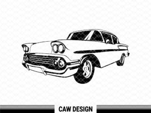 1958 Chevrolet Vector Art Chevy SVG