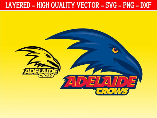 Adelaide Crows Logo SVG Cricut AFL Team Vector