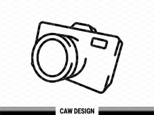Camera Outline SVG file