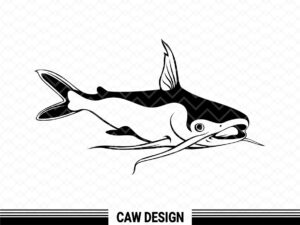 Catfish SVG Silhouette Fish Vector Best Catfish Clipart file