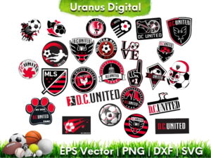 DC United SVG EPS DXF PNG Bundle Design