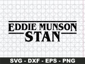 Eddie Munson Funny Stranger Things SVG file
