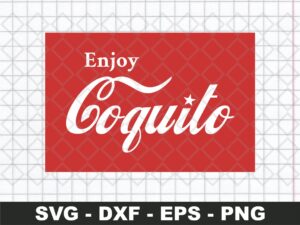 Enjoy Coquito SVG Puerto Rico svg