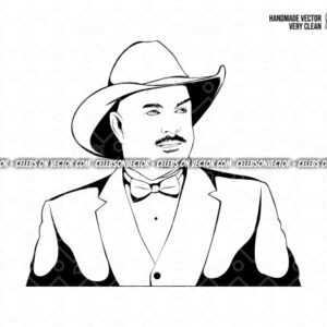 Garth Brooks SVG Cartoon Vector Files vector