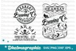 Hearsay Brewing Co - Home of the Mega Pint SVG PNG EPS DXF