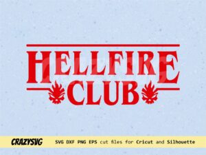 HellFire Club SVG Stranger Things Cut File vector
