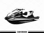 Jet Ski Clipart SVG EPS Vector file