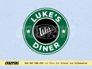 Luke's Diner Coffee SVG Inspired Starbucks file