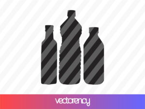 Olive Oil Silhouette Clipart Bottle SVG